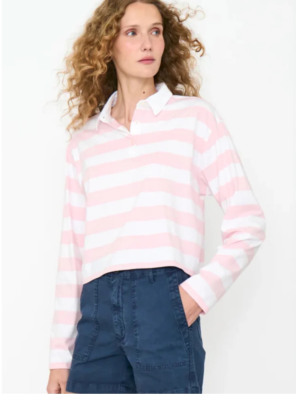NWT Kule Lexi striped rugby shirt sz XL
